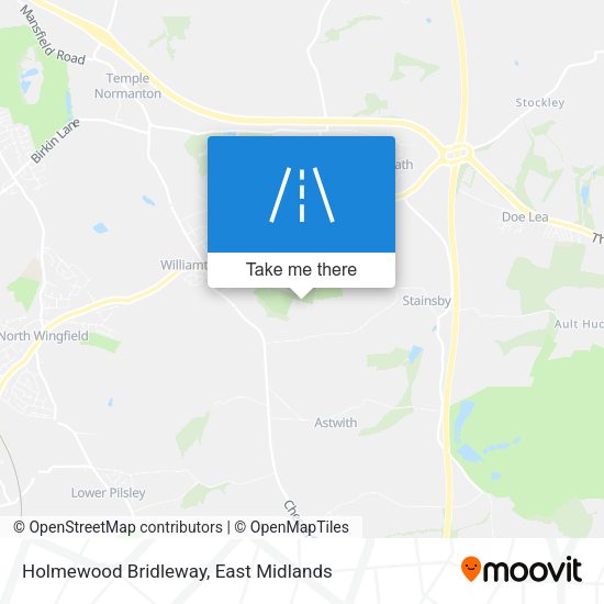 Holmewood Bridleway map