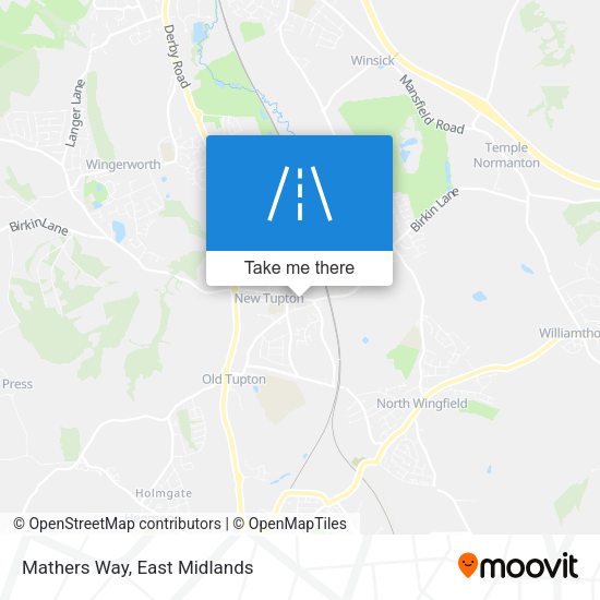 Mathers Way map