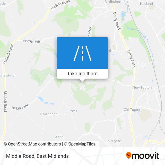 Middle Road map