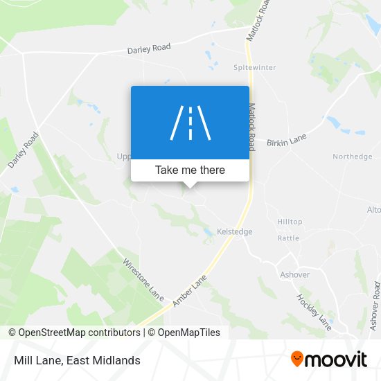 Mill Lane map