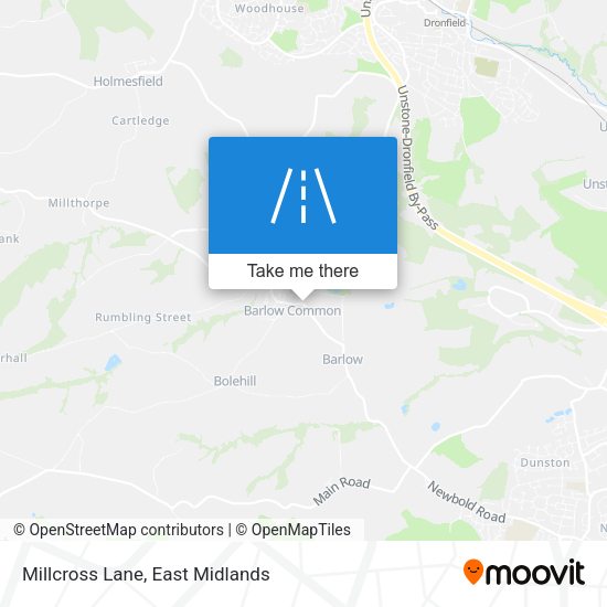 Millcross Lane map