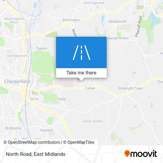 North Road map