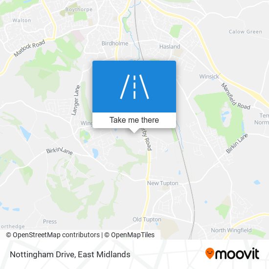 Nottingham Drive map