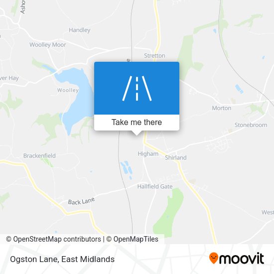 Ogston Lane map