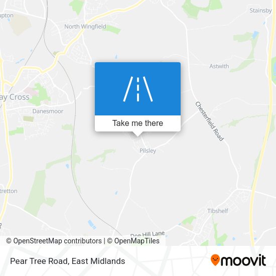 Pear Tree Road map