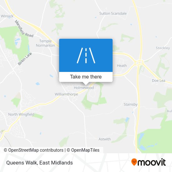 Queens Walk map