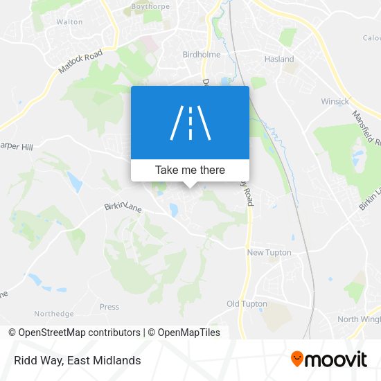 Ridd Way map