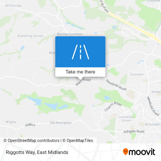 Riggotts Way map