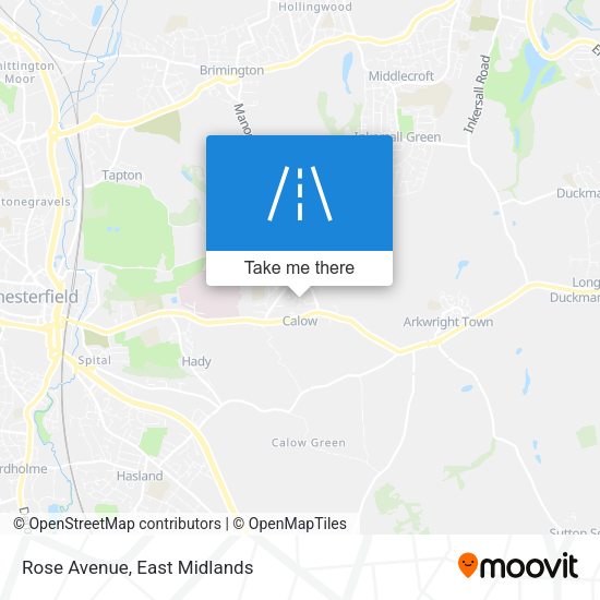 Rose Avenue map