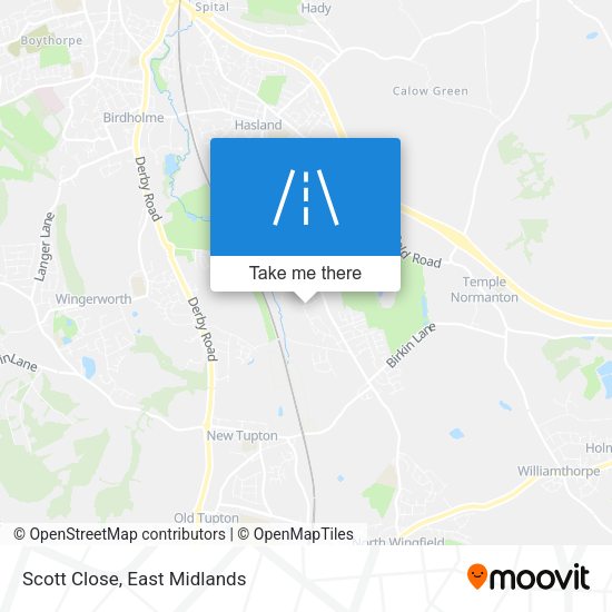 Scott Close map