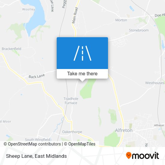 Sheep Lane map
