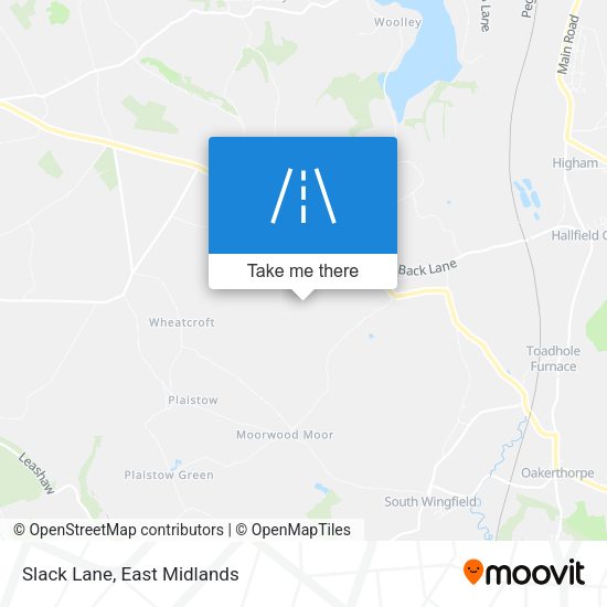 Slack Lane map