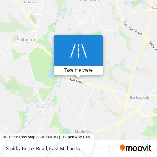 Smithy Brook Road map