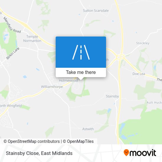 Stainsby Close map