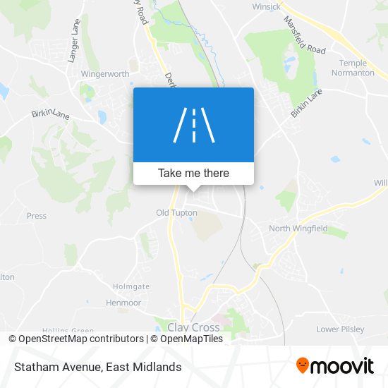 Statham Avenue map