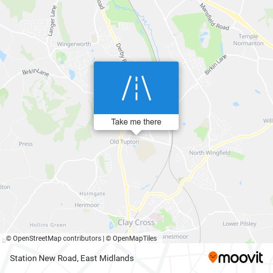 Station New Road map