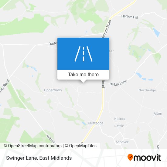 Swinger Lane map