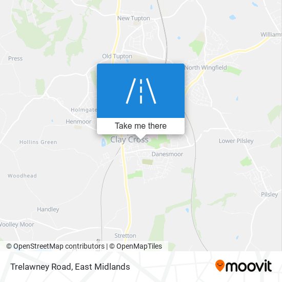 Trelawney Road map