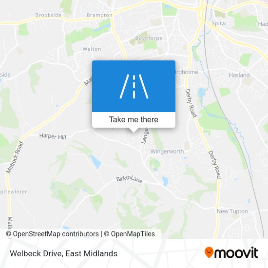 Welbeck Drive map
