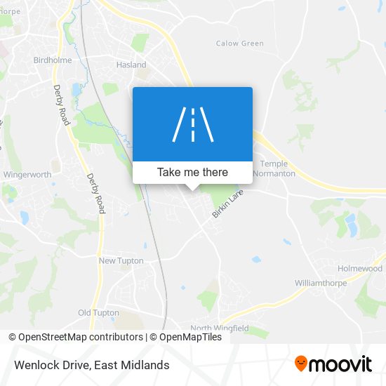 Wenlock Drive map