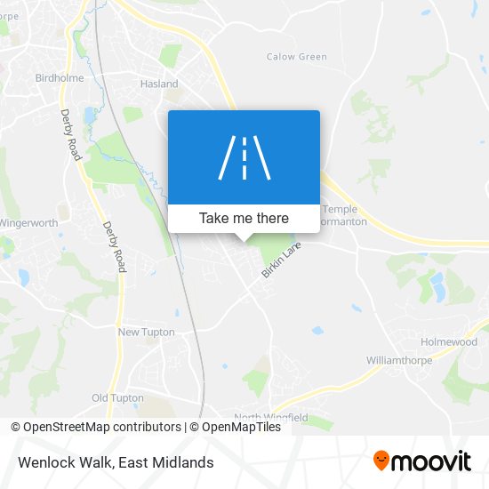 Wenlock Walk map