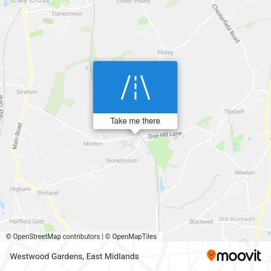 Westwood Gardens map