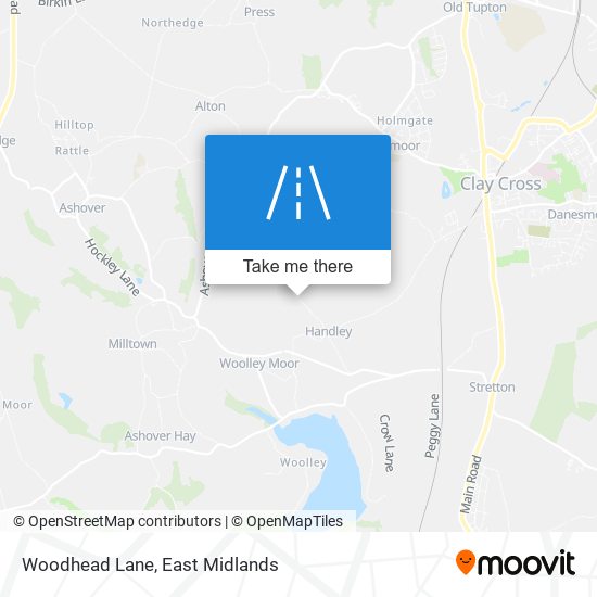 Woodhead Lane map