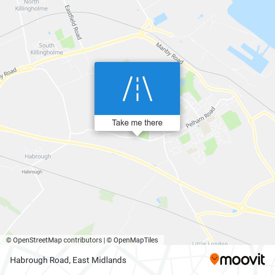 Habrough Road map
