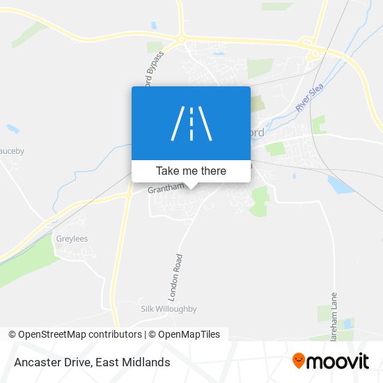 Ancaster Drive map