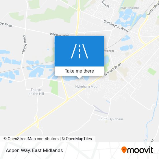 Aspen Way map