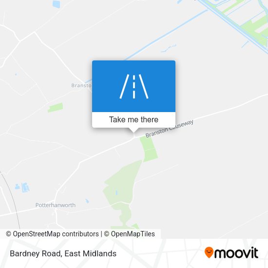 Bardney Road map