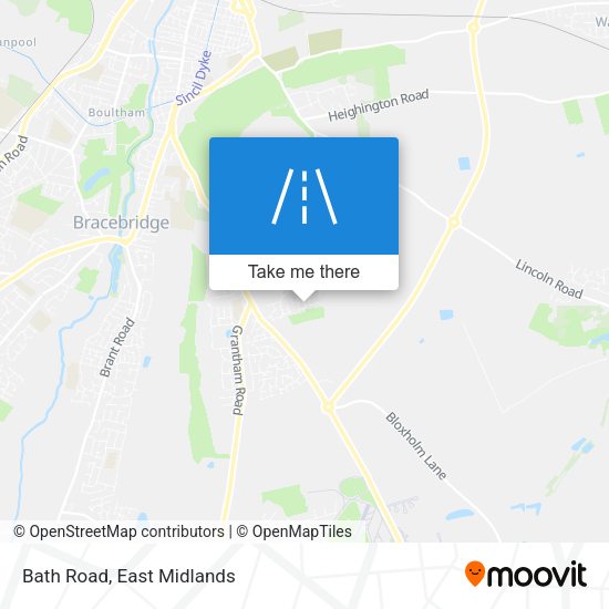 Bath Road map