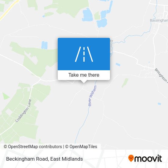 Beckingham Road map