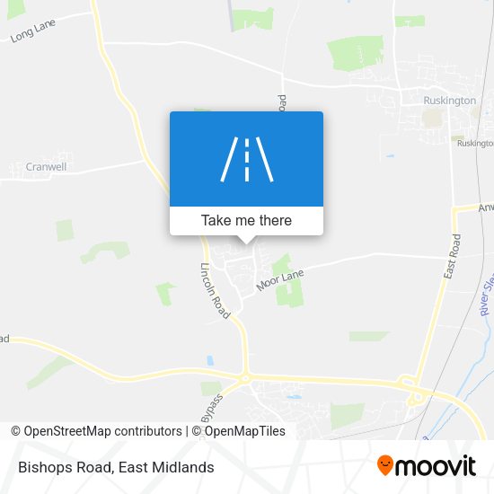 Bishops Road map