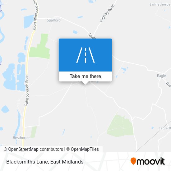 Blacksmiths Lane map