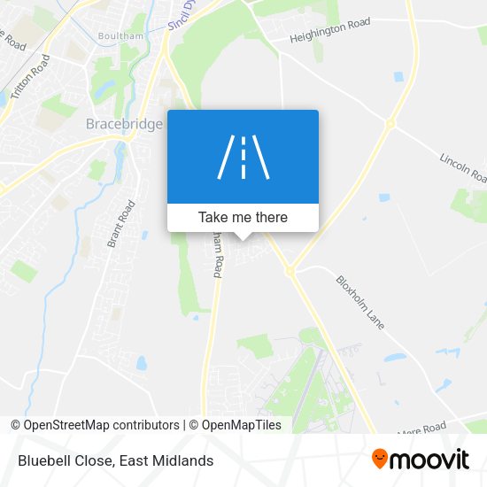 Bluebell Close map