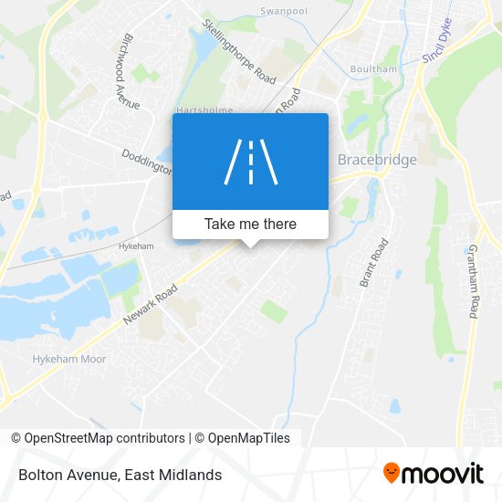 Bolton Avenue map