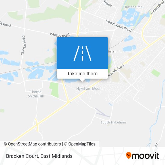 Bracken Court map
