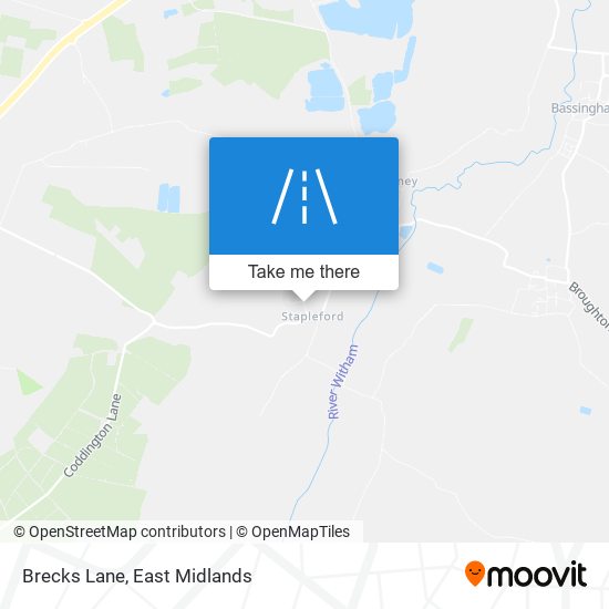 Brecks Lane map