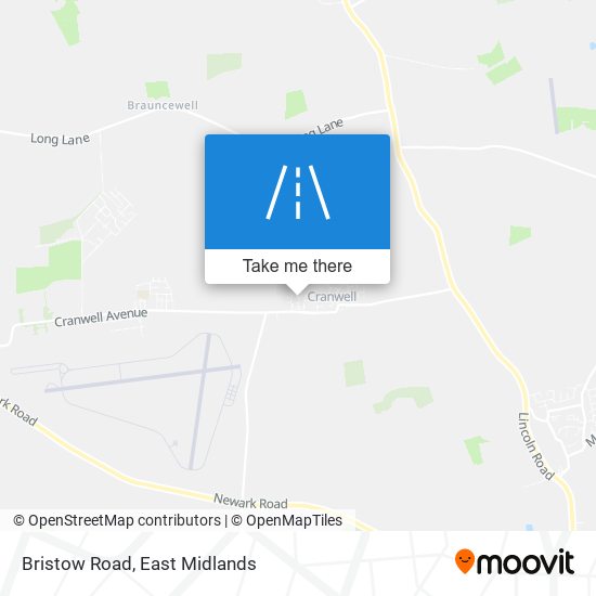 Bristow Road map