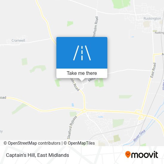 Captain's Hill map