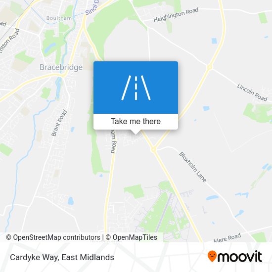 Cardyke Way map