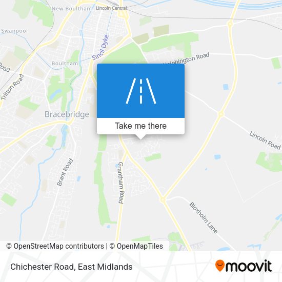 Chichester Road map