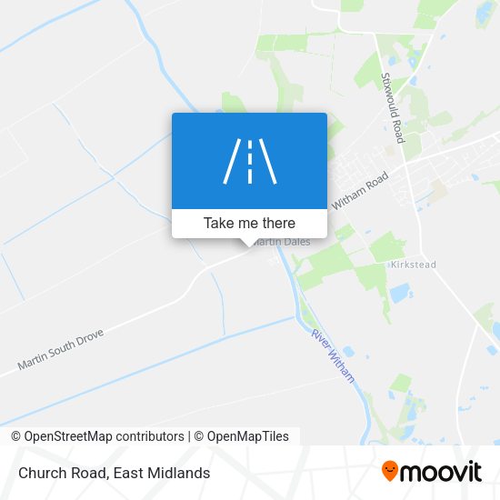 Church Road map