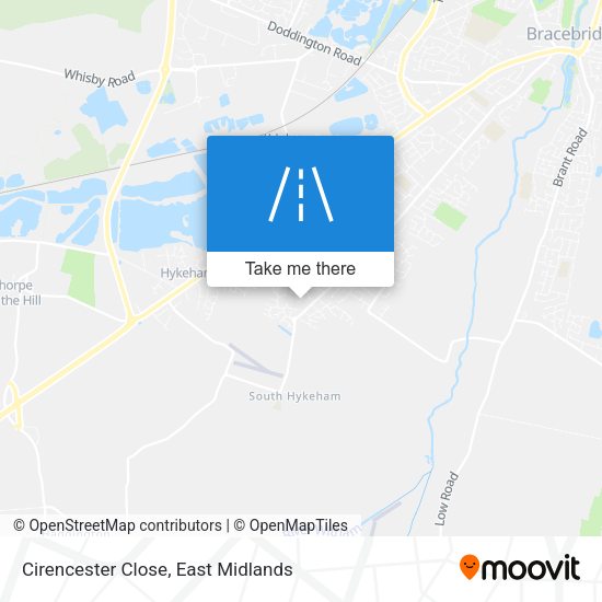 Cirencester Close map