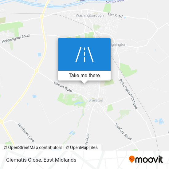 Clematis Close map