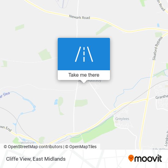 Cliffe View map