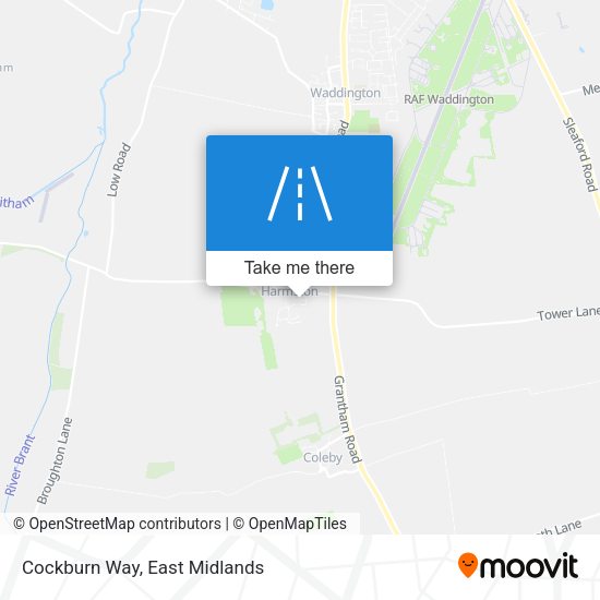 Cockburn Way map