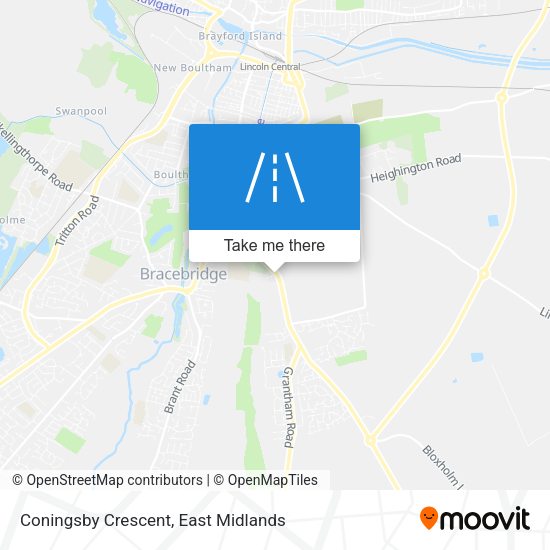 Coningsby Crescent map