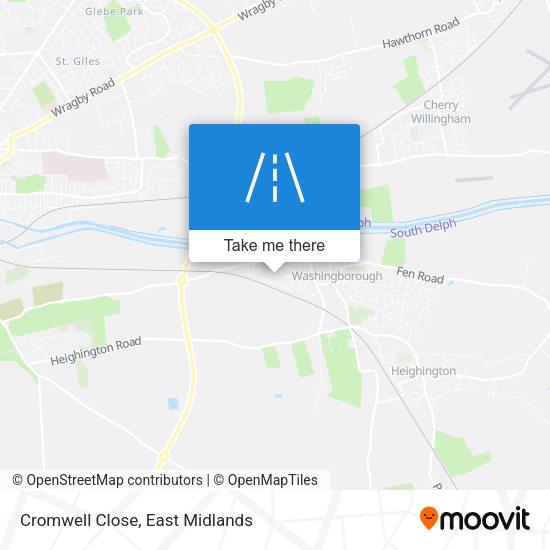 Cromwell Close map